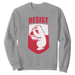 Greenland Resist Sweatshirt Stand With Greenlanders TS12 Sport Gray Print Your Wear