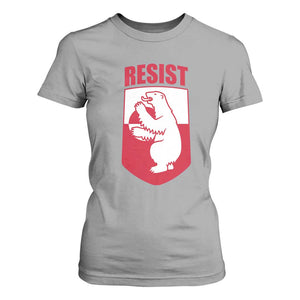 Greenland Resist T Shirt For Women Stand With Greenlanders TS12 Sport Gray Print Your Wear
