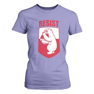 Greenland Resist T Shirt For Women Stand With Greenlanders TS12 Violet Print Your Wear