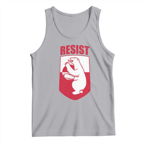 Greenland Resist Tank Top Stand With Greenlanders TS12 Athletic Heather Print Your Wear