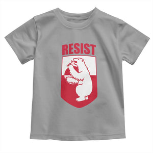 Greenland Resist Toddler T Shirt Stand With Greenlanders TS12 Sport Gray Print Your Wear