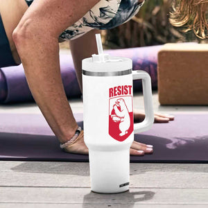 Greenland Resist Tumbler With Handle Stand With Greenlanders TS12 Print Your Wear