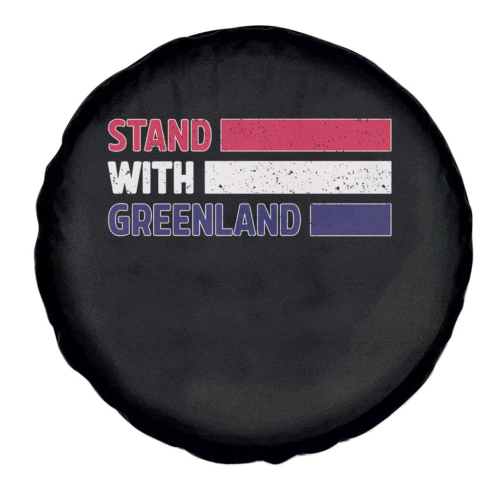 Vintage Retro Stand With Greenland Spare Tire Cover Support Greenlander Gift TS12 Print Your Wear