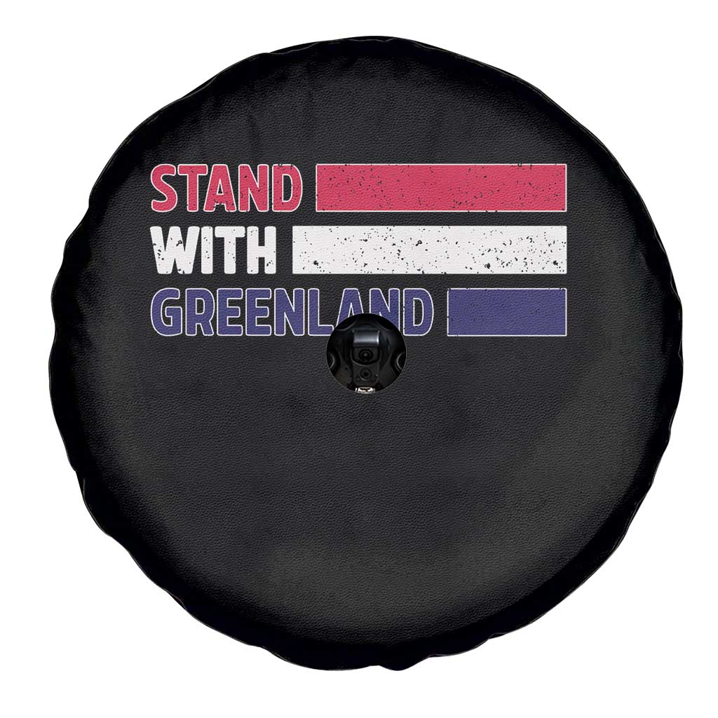Vintage Retro Stand With Greenland Spare Tire Cover Support Greenlander Gift TS12 Print Your Wear