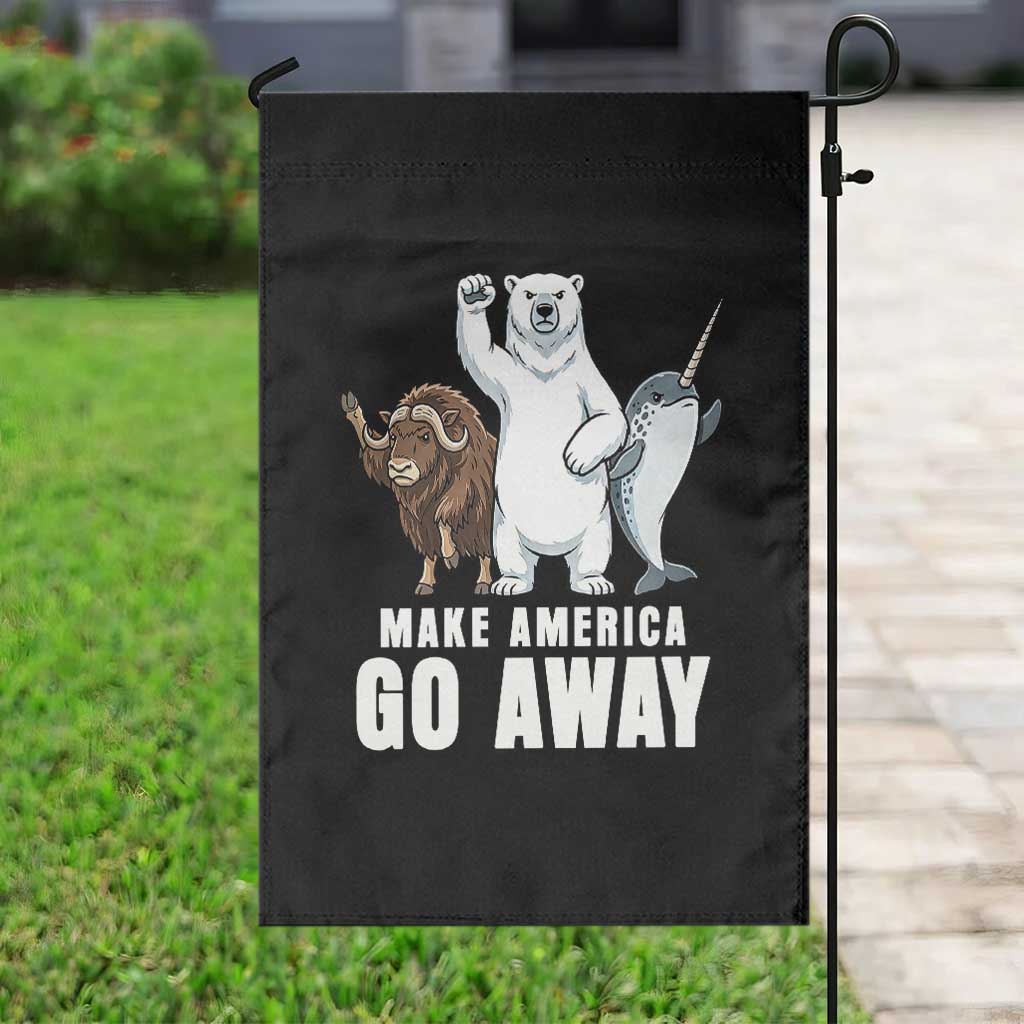 Funny Make America Go Away Garden Flag Anti Authoritarian Political Gag Gift TS12 Print Your Wear