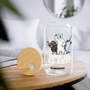 Funny Make America Go Away Glass Can Anti Authoritarian Political Gag Gift TS12 Print Your Wear