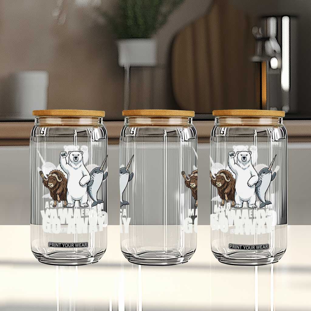 Funny Make America Go Away Glass Can Anti Authoritarian Political Gag Gift TS12 Print Your Wear