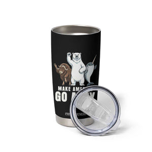 Funny Make America Go Away Tumbler Cup Anti Authoritarian Political Gag Gift TS12 Print Your Wear