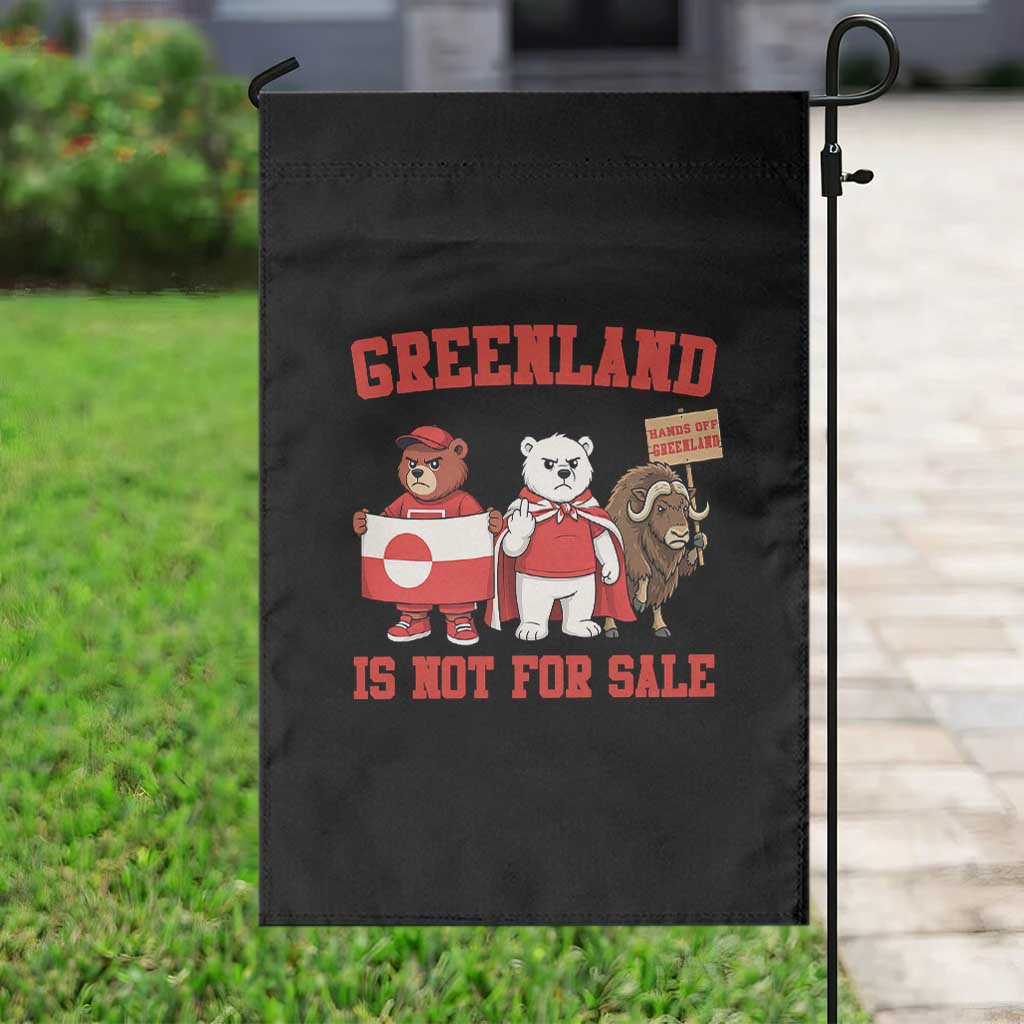 Greenland Is Not For Sale Garden Flag Greenland Lover Support TS12 Print Your Wear