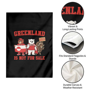 Greenland Is Not For Sale Garden Flag Greenland Lover Support TS12 Print Your Wear