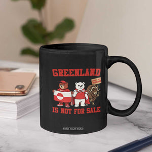 Greenland Is Not For Sale Coffee Mug Greenland Lover Support TS12 Print Your Wear