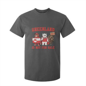 Greenland Is Not For Sale T Shirt For Kid Greenland Lover Support TS12 Dark Heather Print Your Wear