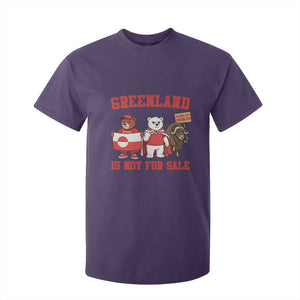 Greenland Is Not For Sale T Shirt For Kid Greenland Lover Support TS12 Purple Print Your Wear