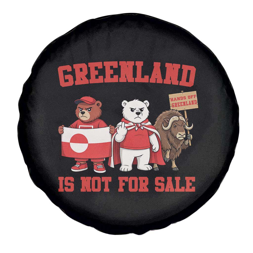 Greenland Is Not For Sale Spare Tire Cover Greenland Lover Support TS12 Print Your Wear