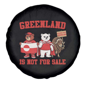 Greenland Is Not For Sale Spare Tire Cover Greenland Lover Support TS12 Print Your Wear