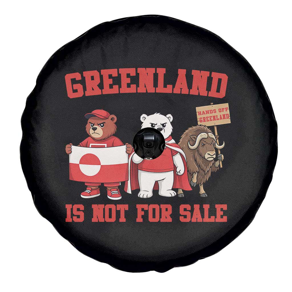 Greenland Is Not For Sale Spare Tire Cover Greenland Lover Support TS12 Print Your Wear