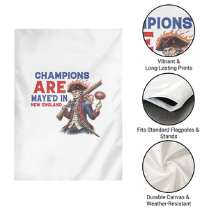 Champions Are Maye'd In New England Garden Flag Game Day Sports Fan Gift TS12 Print Your Wear