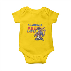 Champions Are Maye'd In New England Baby Onesie Game Day Sports Fan Gift TS12 Daisy Print Your Wear