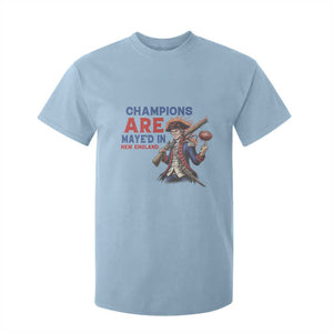 Champions Are Maye'd In New England T Shirt For Kid Game Day Sports Fan Gift TS12 Light Blue Print Your Wear