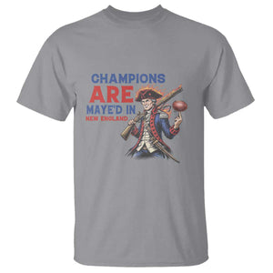 Champions Are Maye'd In New England T Shirt Game Day Sports Fan Gift TS12 Sport Gray Print Your Wear