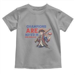 Champions Are Maye'd In New England Toddler T Shirt Game Day Sports Fan Gift TS12 Sport Gray Print Your Wear