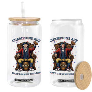 Champions Are Maye'd In NE Glass Can Football Quarterback Number 10 TS12 Print Your Wear