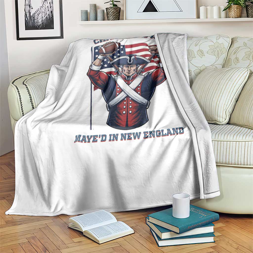 Champions Are Maye'd In New England Throw Blanket Funny Quarterback Football Fan TS12 Print Your Wear