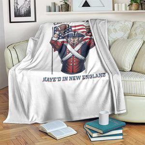 Champions Are Maye'd In New England Throw Blanket Funny Quarterback Football Fan TS12 Print Your Wear