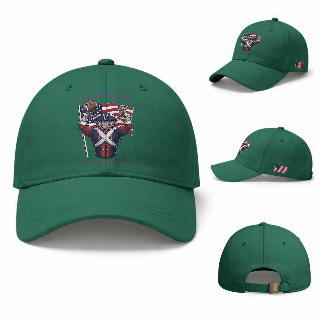 Champions Are Maye'd In New England Baseball Cap Funny Quarterback Football Fan TS12 Baseball Cap Universal Fit Irish Green Print Your Wear