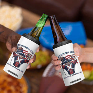 Champions Are Maye'd In New England 4 in 1 Can Cooler Tumbler Funny Quarterback Football Fan TS12 Print Your Wear