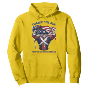 Champions Are Maye'd In New England Hoodie Funny Quarterback Football Fan TS12 Daisy Print Your Wear