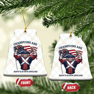 Champions Are Maye'd In New England Ceramic Ornament Funny Quarterback Football Fan TS12 Print Your Wear