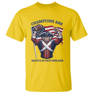 Champions Are Maye'd In New England T Shirt Funny Quarterback Football Fan TS12 Daisy Print Your Wear