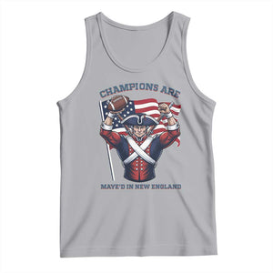 Champions Are Maye'd In New England Tank Top Funny Quarterback Football Fan TS12 Athletic Heather Print Your Wear