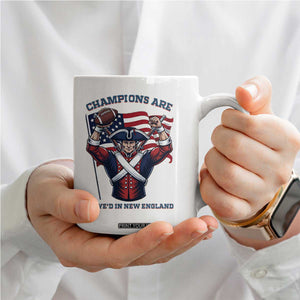 Champions Are Maye'd In New England Coffee Mug Funny Quarterback Football Fan TS12 Print Your Wear