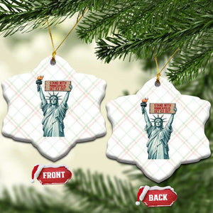 Stand With Minneapolis Ceramic Ornament Statue Of Liberty Torch Justice Support TS12 Print Your Wear