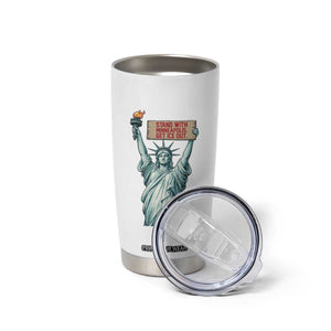 Stand With Minneapolis Tumbler Cup Statue Of Liberty Torch Justice Support TS12 Print Your Wear