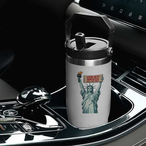 Stand With Minneapolis Flip Straw Tumbler Statue Of Liberty Torch Justice Support TS12 Print Your Wear