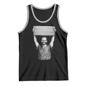 Stand With Minneapolis Tank Top Alex Pretti Memorial ICU Nurse Support TS12 Black Athletic Heather Print Your Wear