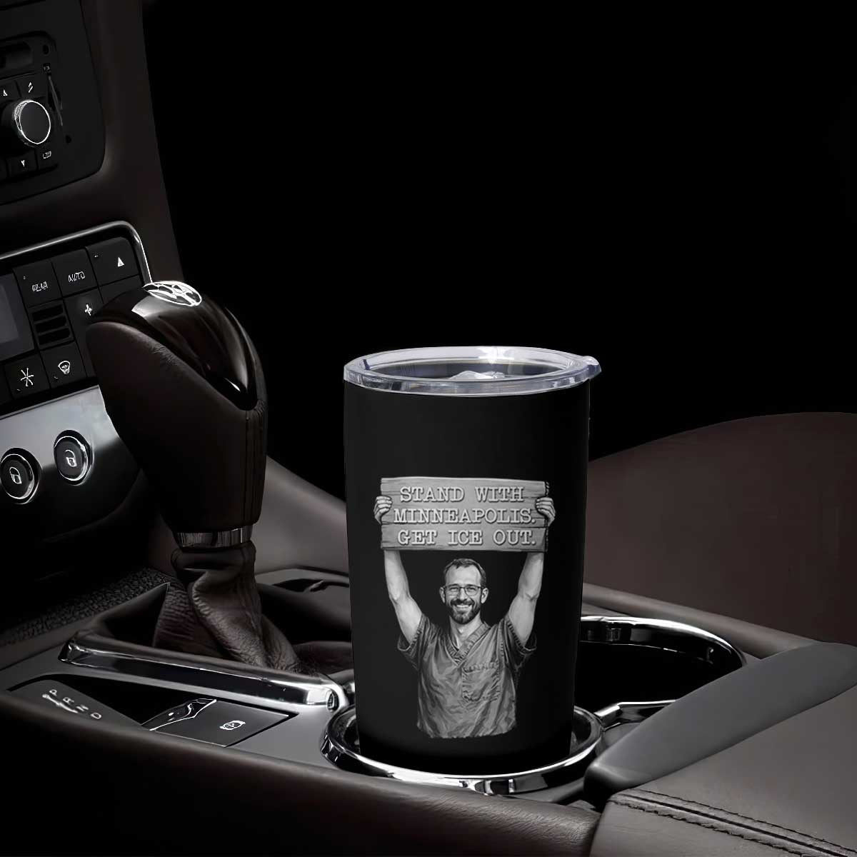 Stand With Minneapolis Tumbler Cup Alex Pretti Memorial ICU Nurse Support TS12 Print Your Wear