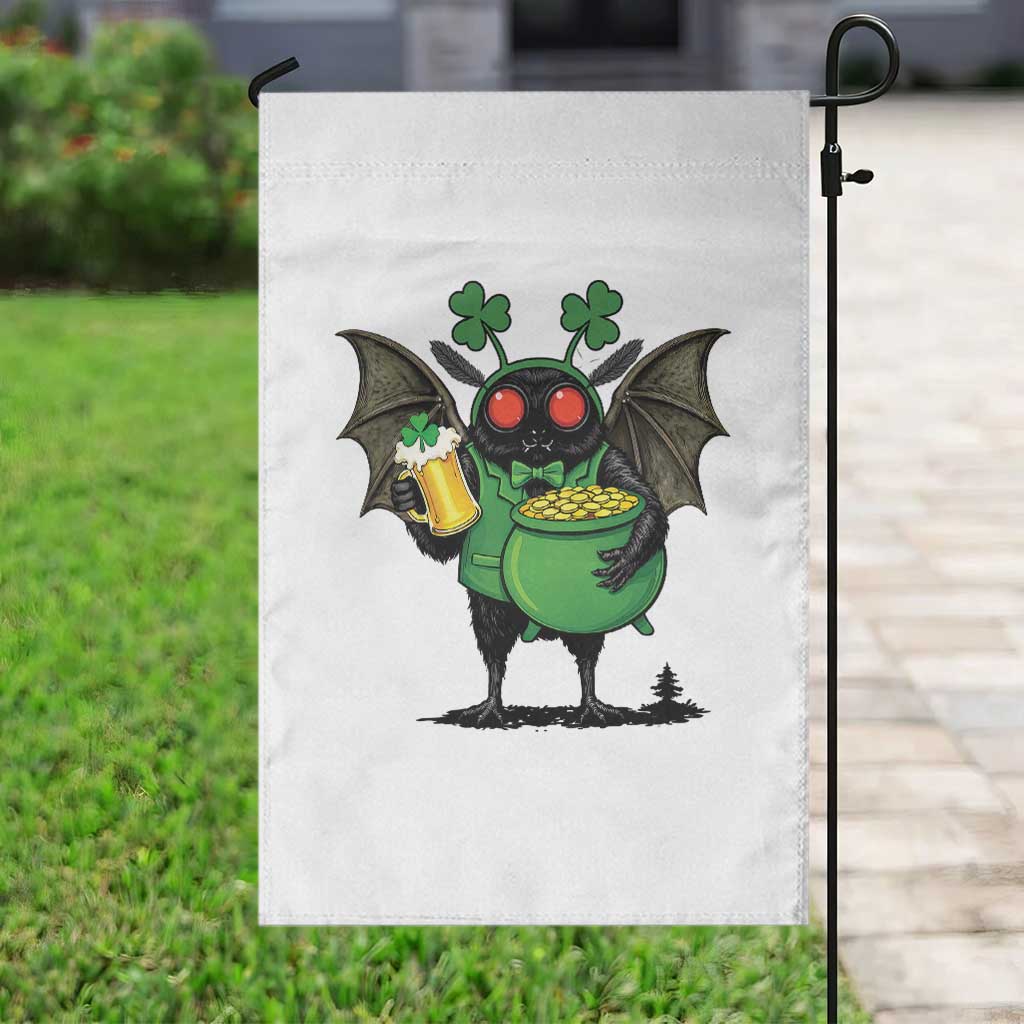 Funny Mothman Garden Flag St Patricks Day Cryptid Gift TS12 Print Your Wear