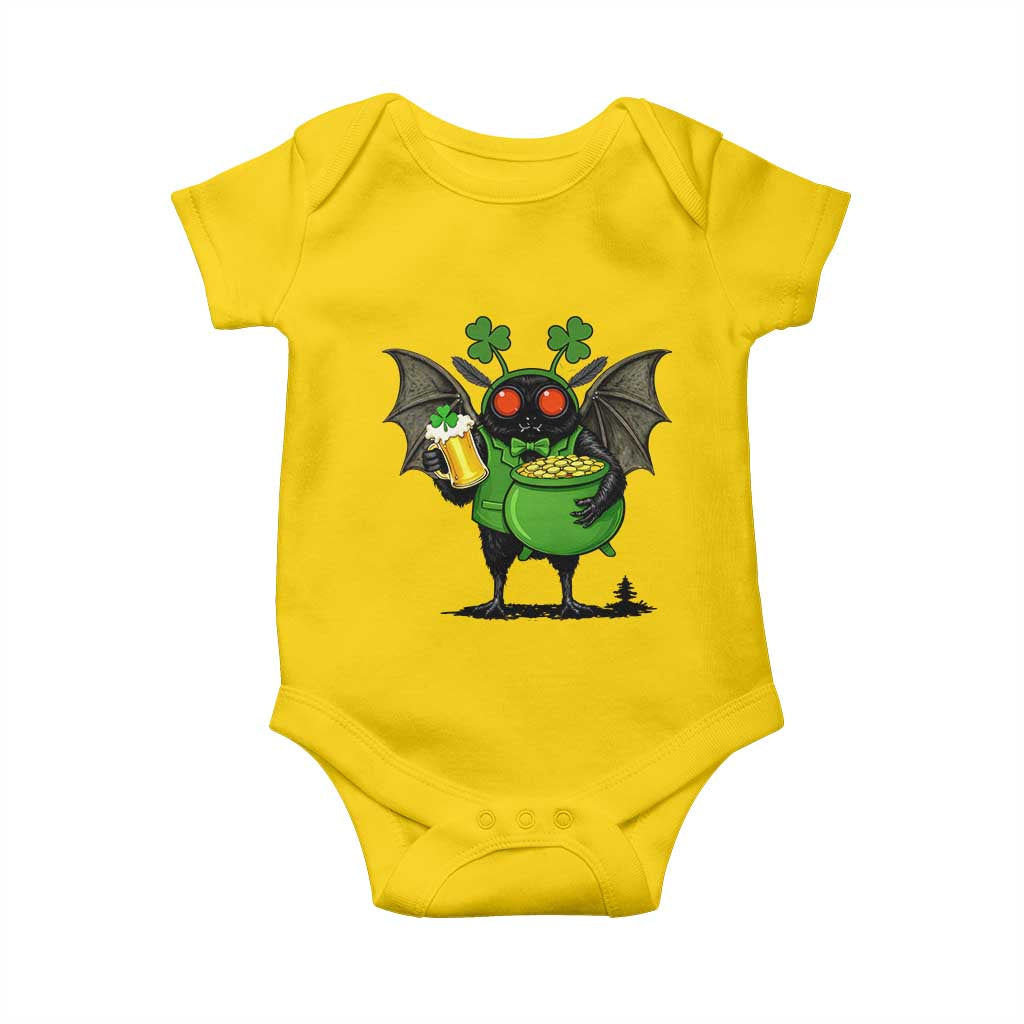 Funny Mothman Baby Onesie St Patricks Day Cryptid Gift TS12 Daisy Print Your Wear