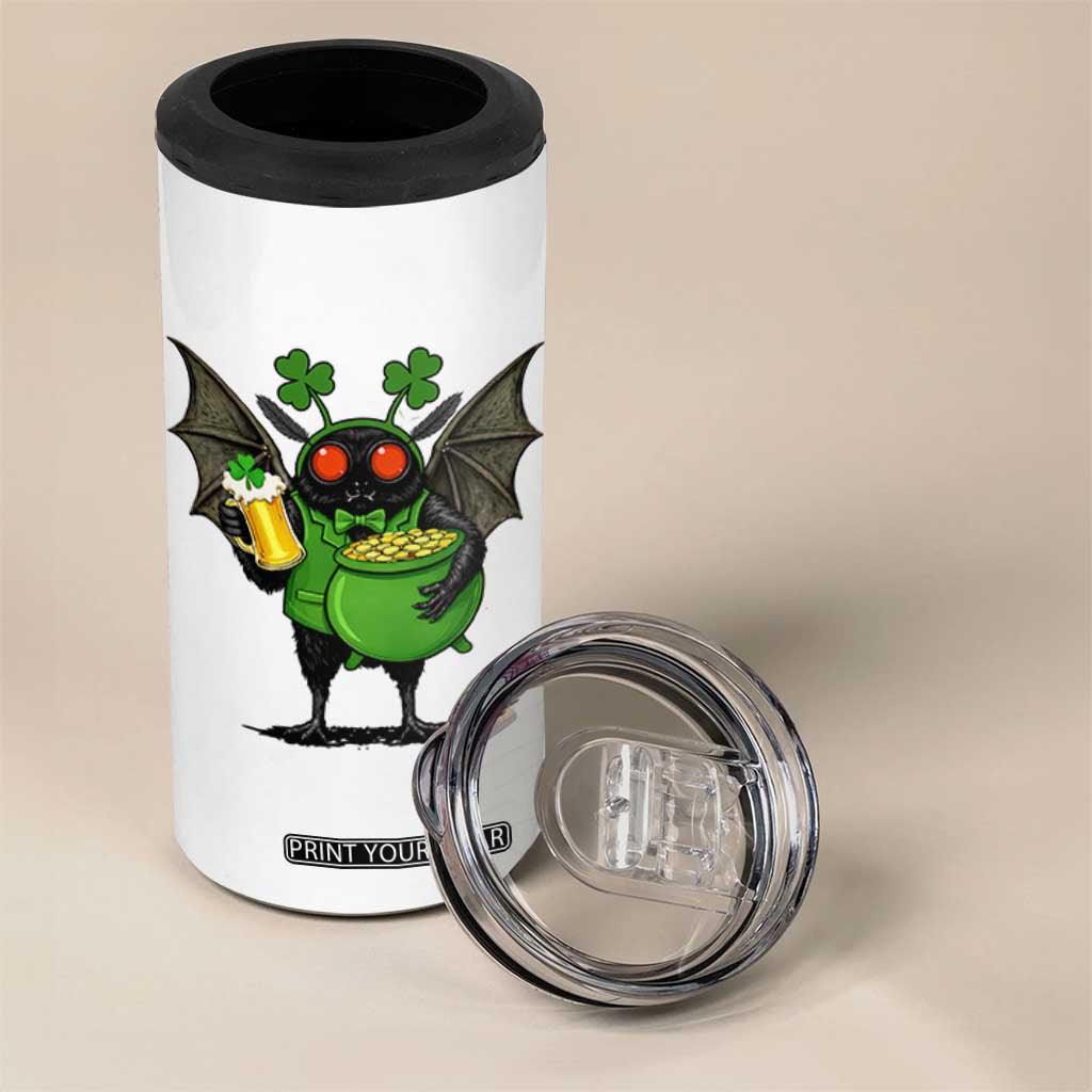Funny Mothman 4 in 1 Can Cooler Tumbler St Patricks Day Cryptid Gift TS12 Print Your Wear