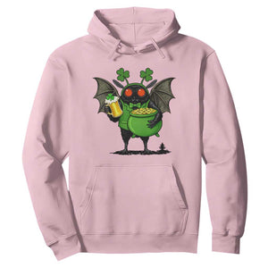Funny Mothman Hoodie St Patricks Day Cryptid Gift TS12 Light Pink Print Your Wear