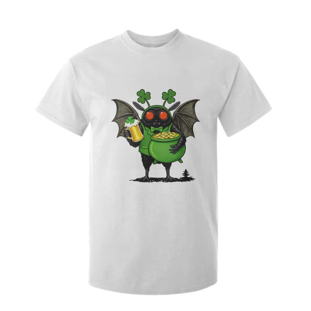 Funny Mothman T Shirt For Kid St Patricks Day Cryptid Gift TS12 White Print Your Wear