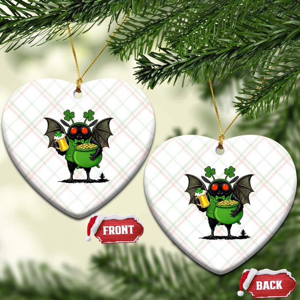 Funny Mothman Ceramic Ornament St Patricks Day Cryptid Gift TS12 Print Your Wear