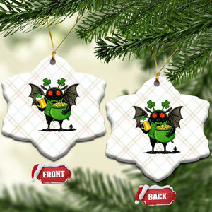 Funny Mothman Ceramic Ornament St Patricks Day Cryptid Gift TS12 Print Your Wear
