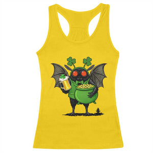Funny Mothman Racerback Tank Top St Patricks Day Cryptid Gift TS12 Daisy Print Your Wear