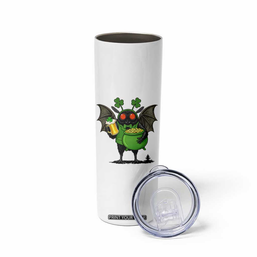 Funny Mothman Skinny Tumbler St Patricks Day Cryptid Gift TS12 Print Your Wear
