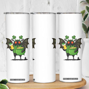 Funny Mothman Skinny Tumbler St Patricks Day Cryptid Gift TS12 Print Your Wear